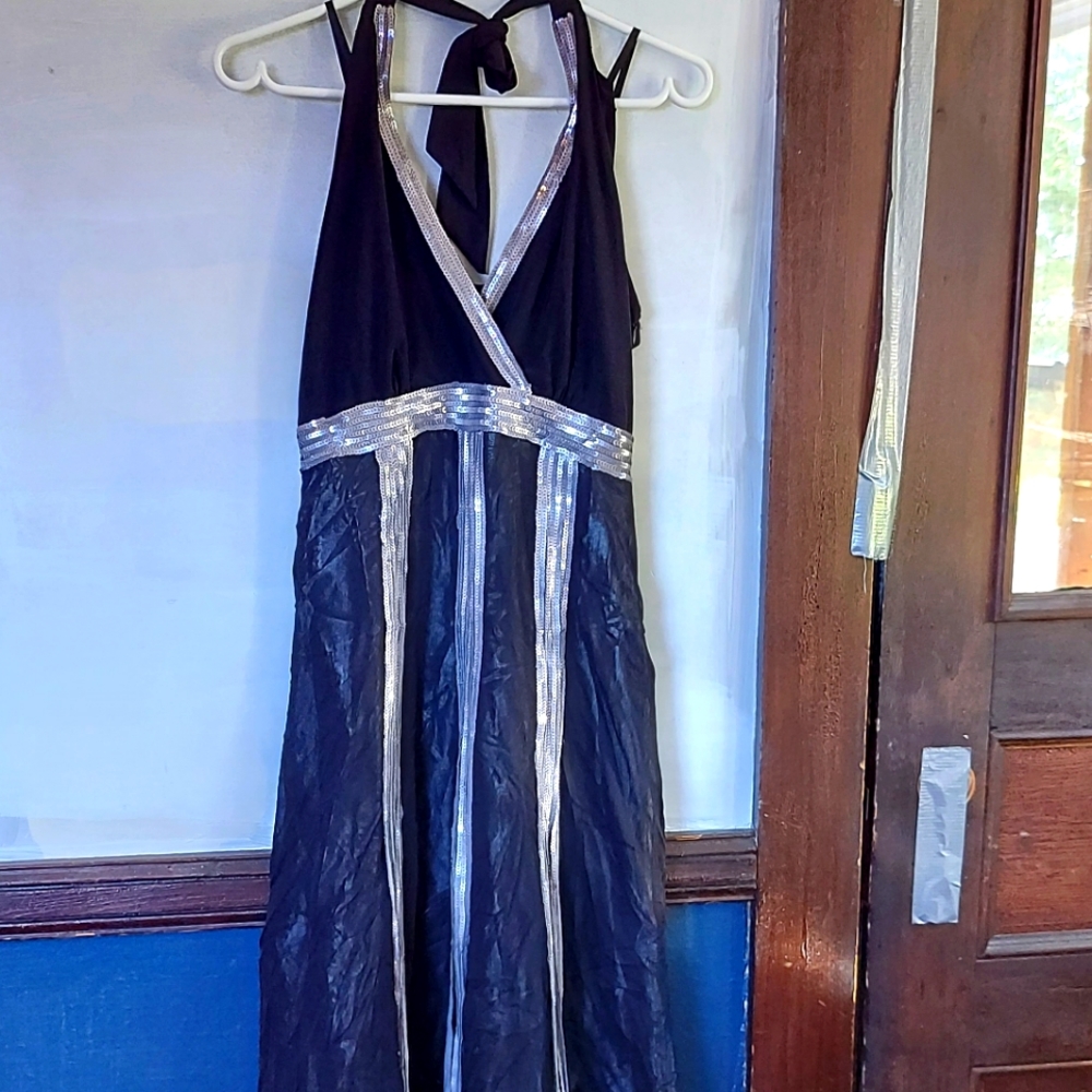 NWT Halter Style Black Dress
